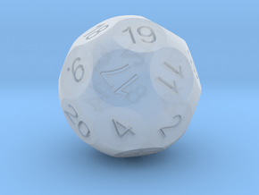D24 Sphere Dice for Impact! Miniatures in Clear Ultra Fine Detail Plastic