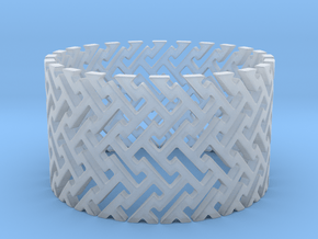 Woven Ring (Size 11.25-13) in Clear Ultra Fine Detail Plastic
