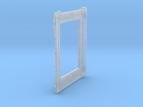 Miniature Picture Frame in Clear Ultra Fine Detail Plastic