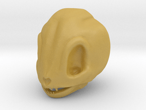 Eevee Skull in Tan Fine Detail Plastic