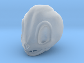 Eevee Skull in Clear Ultra Fine Detail Plastic