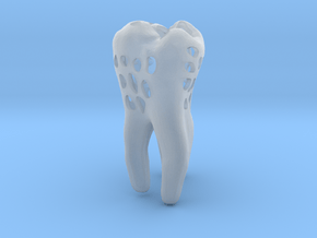 Molar Tooth 100mm with holes ---- Backenzahn 100mm in Clear Ultra Fine Detail Plastic