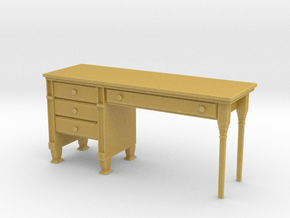 Desk 1 in Tan Fine Detail Plastic
