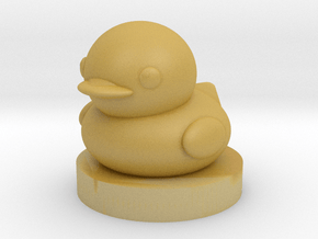 Rubber Duck in Tan Fine Detail Plastic