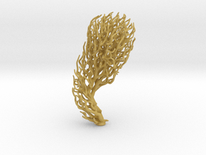 Coral I  (Minimum spanning tree) in Tan Fine Detail Plastic