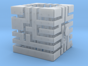"Educational toys" 3D_Printer Maze No.4 in Clear Ultra Fine Detail Plastic