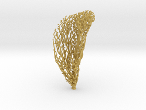 Coral II (minimum spanning tree)  in Tan Fine Detail Plastic