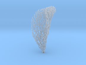 Coral II (minimum spanning tree)  in Clear Ultra Fine Detail Plastic