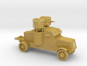 Peerless Armoured Car (15mm) in Tan Fine Detail Plastic