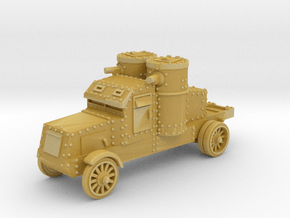 Peerless Armoured Car (6mm) in Tan Fine Detail Plastic