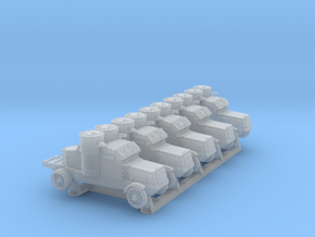 Peerless Armoured Car (6mm 5-up) in Clear Ultra Fine Detail Plastic