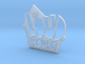 Loud House Logo in Clear Ultra Fine Detail Plastic