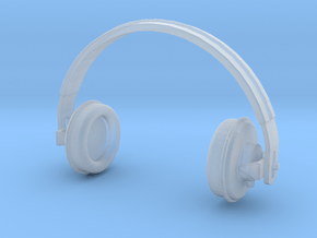 1/16 Panzer Headphones in Clear Ultra Fine Detail Plastic