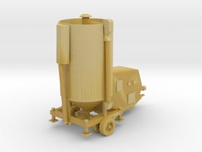N-Scale Portable Grain Dryer - Transport in Tan Fine Detail Plastic