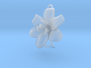 AirCharm Lily Flower - Right in Clear Ultra Fine Detail Plastic