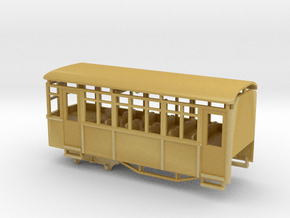009 Sentinel Railcar Short Coach in Tan Fine Detail Plastic