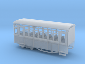 009 Sentinel Railcar Short Coach in Clear Ultra Fine Detail Plastic