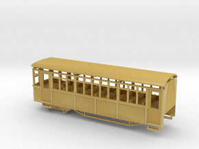 009 Sentinel Railcar Long Coach in Tan Fine Detail Plastic