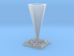 Vase in Clear Ultra Fine Detail Plastic