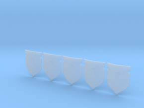 5 Storm Shields in Clear Ultra Fine Detail Plastic