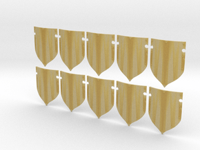 10 Storm Shields in Tan Fine Detail Plastic