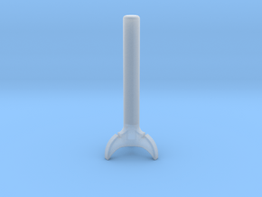 Rocket 'n' Roller (part 2 - roller) in Clear Ultra Fine Detail Plastic