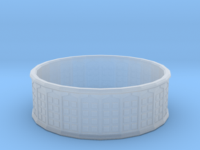 Tardis Ring, 18mm in Tan Fine Detail Plastic