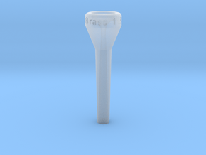 Trumpet mouthpiece 1.5C V02 in Tan Fine Detail Plastic
