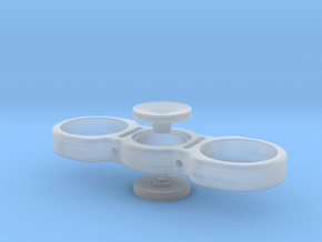 25 Sentimo Spinner with Buttons in Clear Ultra Fine Detail Plastic