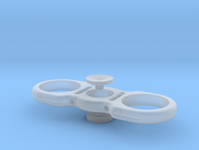 Dollar Spinner with Buttons in Clear Ultra Fine Detail Plastic
