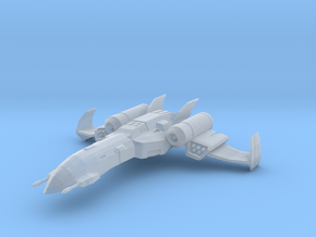 Tactical Star Fighter in Clear Ultra Fine Detail Plastic
