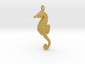 Sea Horse 1610261358 in Tan Fine Detail Plastic