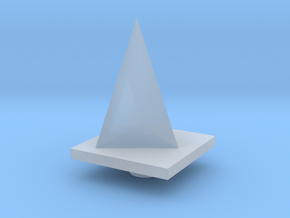 Piramid in Clear Ultra Fine Detail Plastic