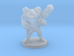 Toad Warrior for Dungeons and Dragons in Clear Ultra Fine Detail Plastic