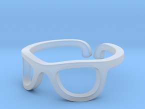 Glasses Ring Ring Size 7.25 in Clear Ultra Fine Detail Plastic