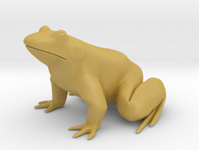 Frog, for acrylic plastic in Tan Fine Detail Plastic