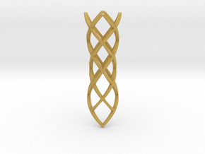 Caprichosa Pendant in Tan Fine Detail Plastic