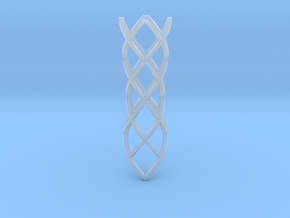 Caprichosa Pendant in Clear Ultra Fine Detail Plastic
