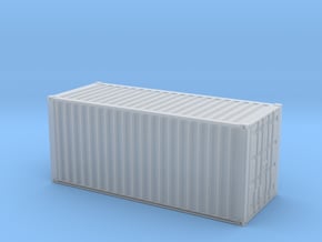 1/72 scale 20 ft Shipping Container ISO in Clear Ultra Fine Detail Plastic