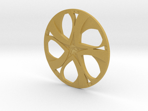 Wheel in Tan Fine Detail Plastic