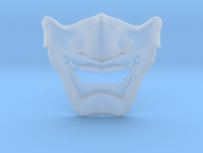 SamuraI Mask V1 Style  in Clear Ultra Fine Detail Plastic