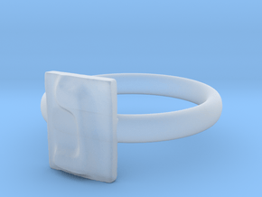 14 Nun Ring in Clear Ultra Fine Detail Plastic