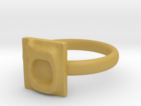 15 Samekh Ring in Tan Fine Detail Plastic