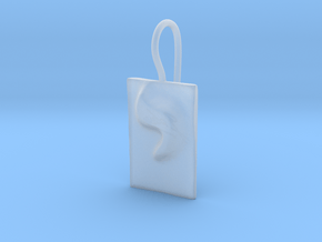 10 Yod Earring in Clear Ultra Fine Detail Plastic