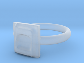 24 Mem-sofit Ring in Clear Ultra Fine Detail Plastic
