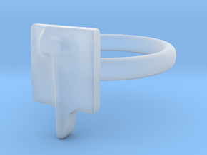 25 Nun-sofit Ring in Clear Ultra Fine Detail Plastic