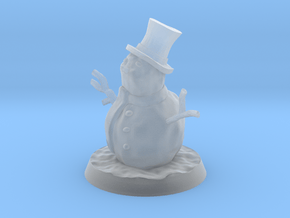 35mm Scale Snowman in Tan Fine Detail Plastic