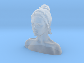 Megan Fox Headsculpt  in Clear Ultra Fine Detail Plastic