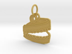 Laughing Matter Improv Keychain in Tan Fine Detail Plastic