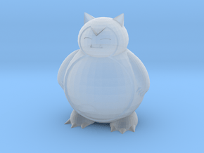Snorlax Standing in Clear Ultra Fine Detail Plastic